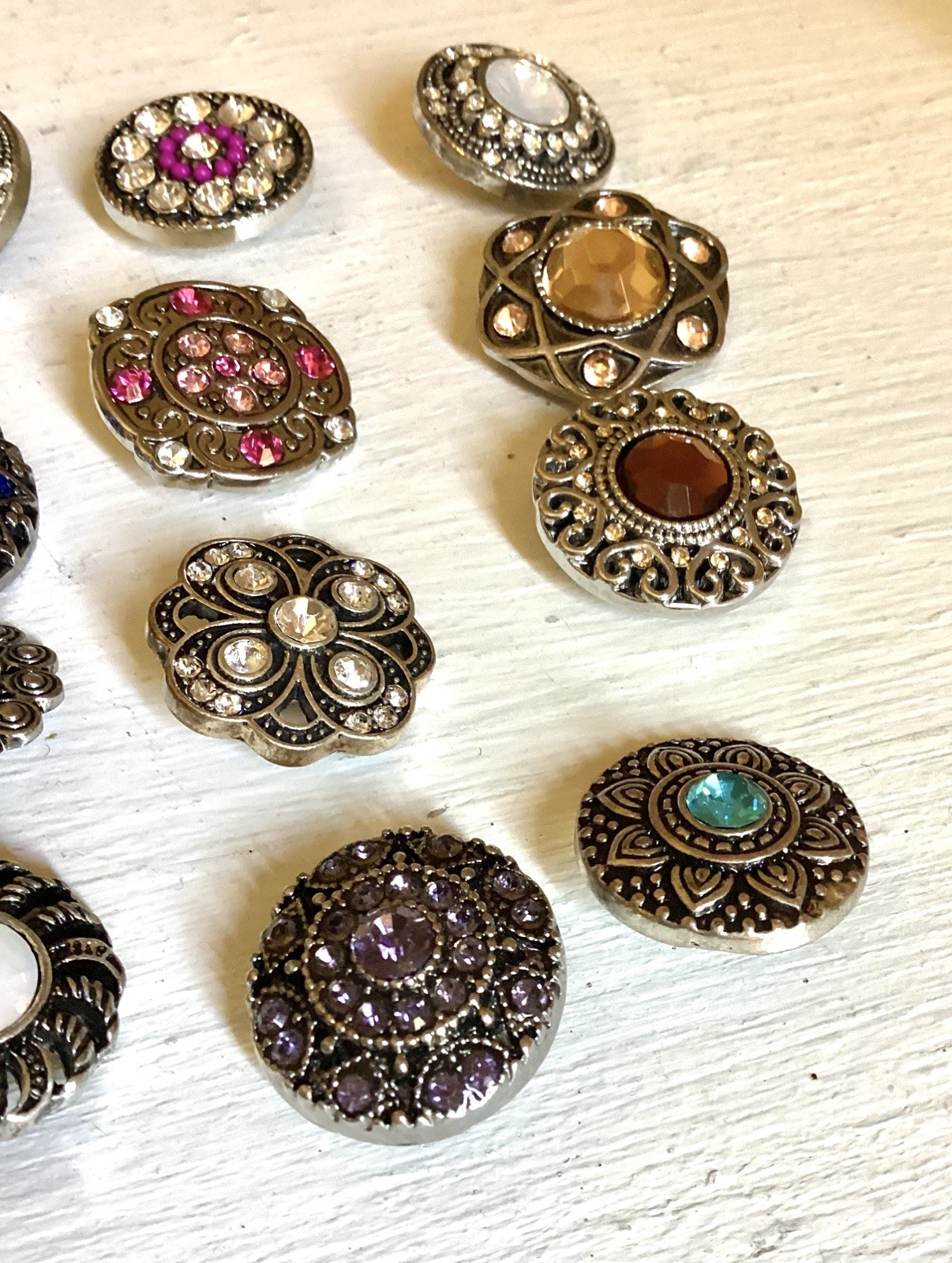 BLING 18mm/20mm GINGER SNAP BUTTON POPPER FOR INTERCHANGEABLE JEWELRY set 17