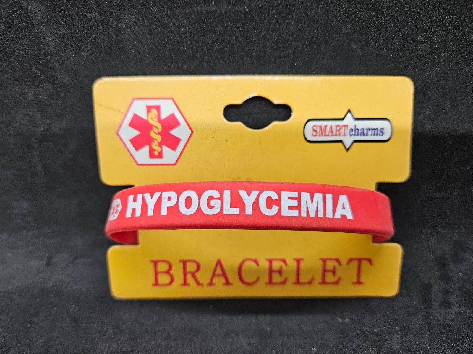 Smart Charms Silicone Rubber Medical Alert Bracelet–ALLERGIC to NUTS