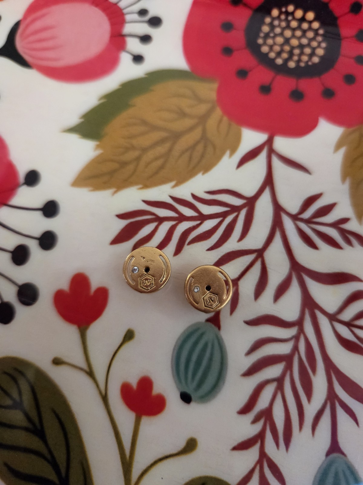 NWT Julie Vos 24K Gold Plated Earrings