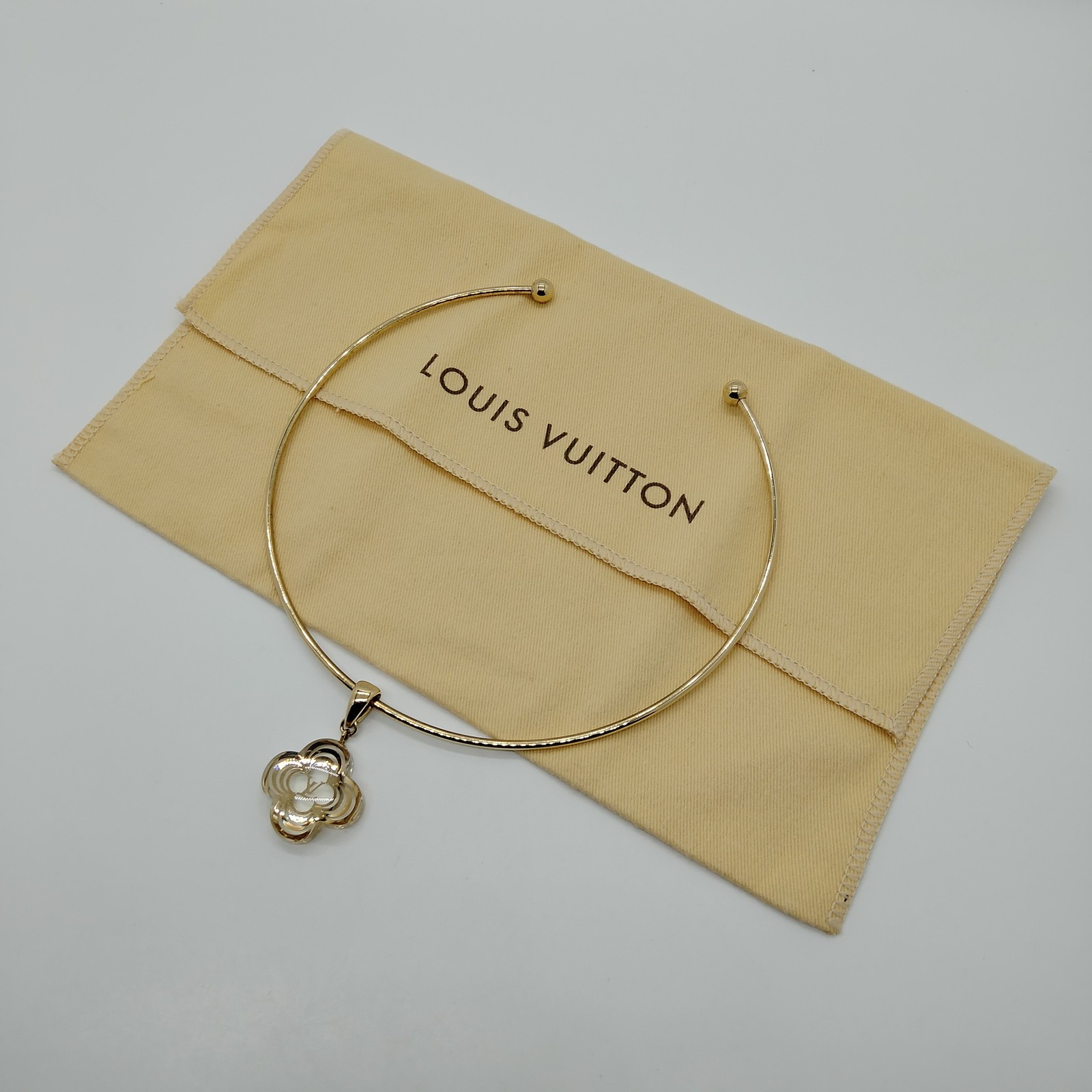Louis Vuitton Choker Gold Clear 3286095