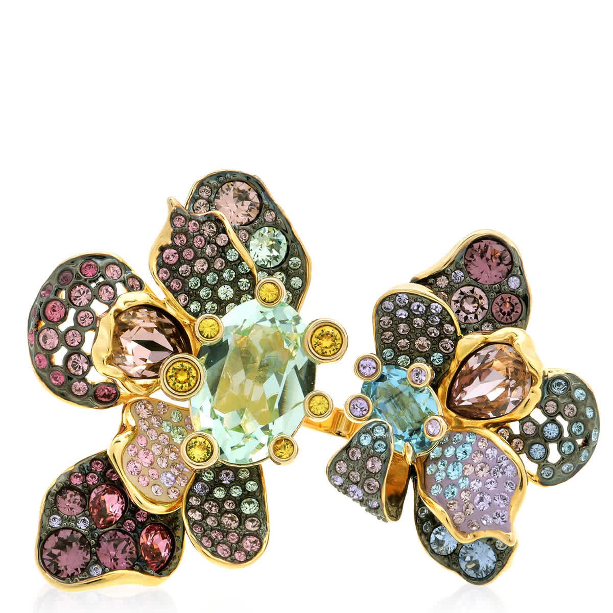Swarovski Idyllia Mixed Cuts Flower Ring