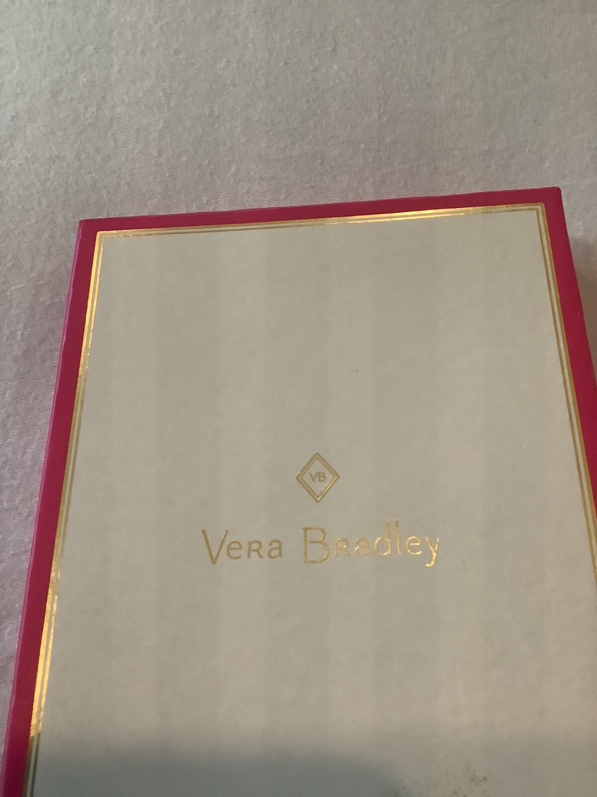 NWOT~Vera Bradley Silver Tone Live Your Dreams Bar Necklace