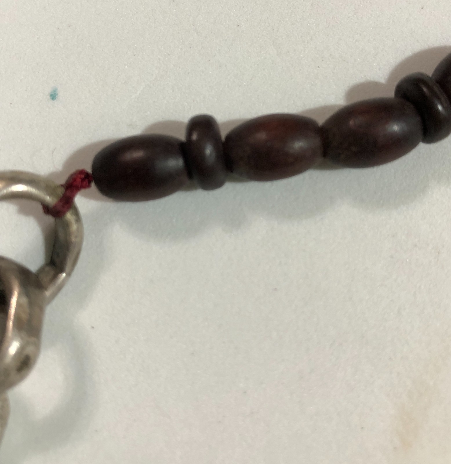 Lucky Brand Necklace Statement Chain Wood Multi Gemstone Belt – 36 in Length