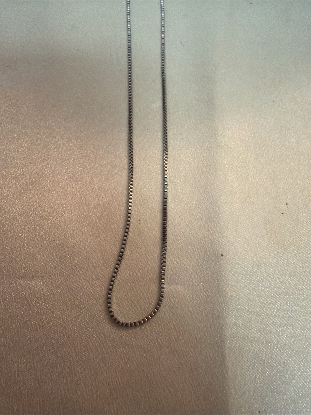 Stainless Steel Silver Colored Chain 18 Inches Long Adjustable