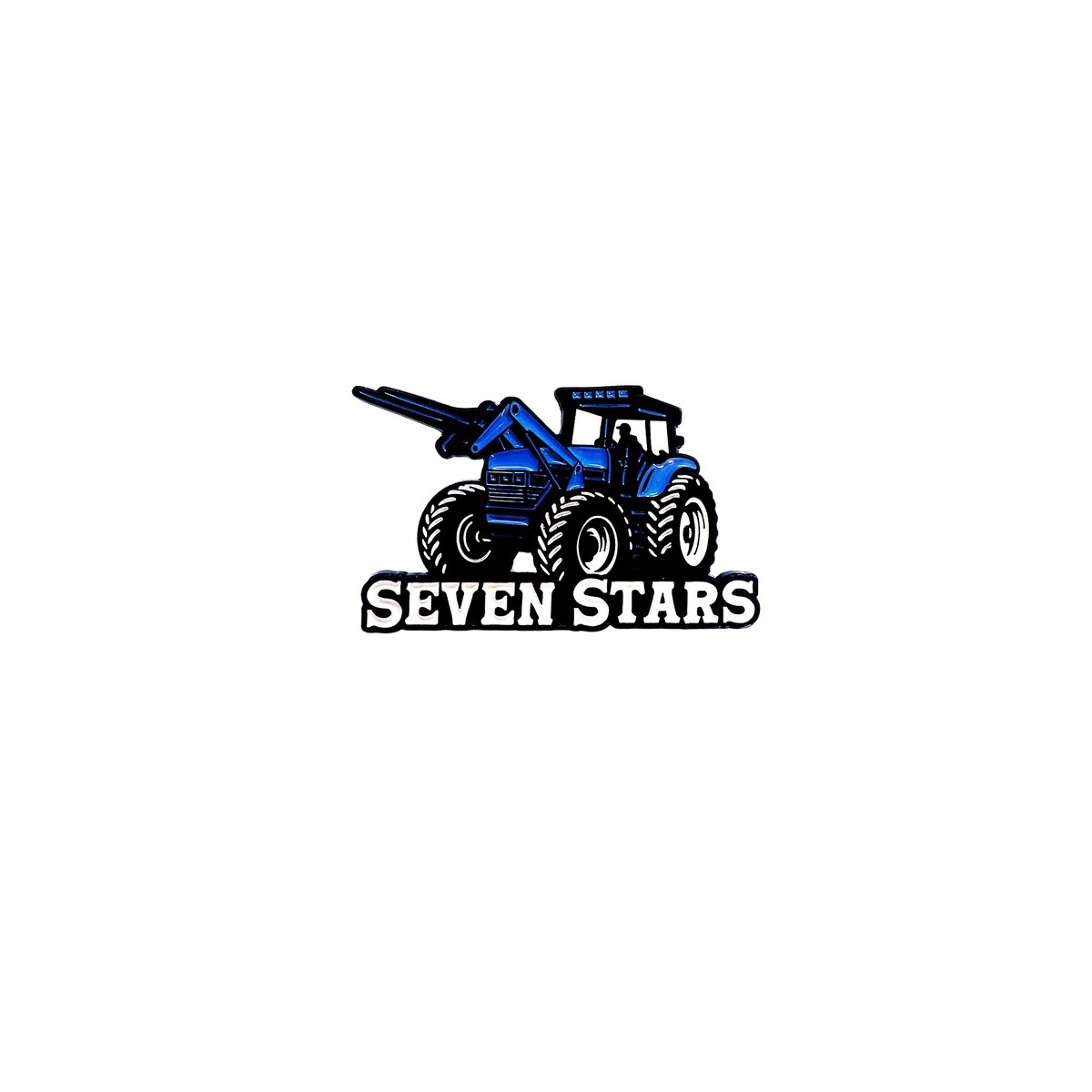 Valley of The Seven Stars General Festival 7SGS Blue Tractor Enamel Pin GRIZ