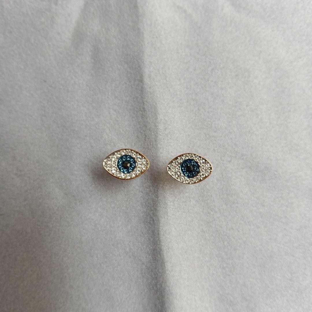 Swarovski Evil Eye Earrings Used Good Condition Not specified