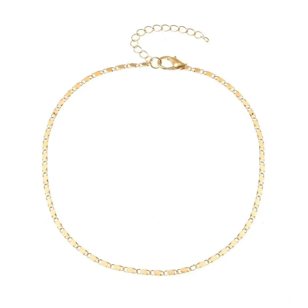Retro Alloy Sexy Chain Anklet Gold/Silver Bohemian Ankle Bracelet Foot Chain Bar