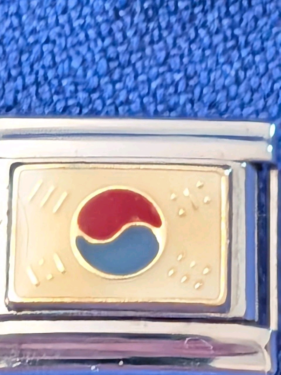 Authentic Toscana South Korean Korea Flag Classic Italian 9mm C135