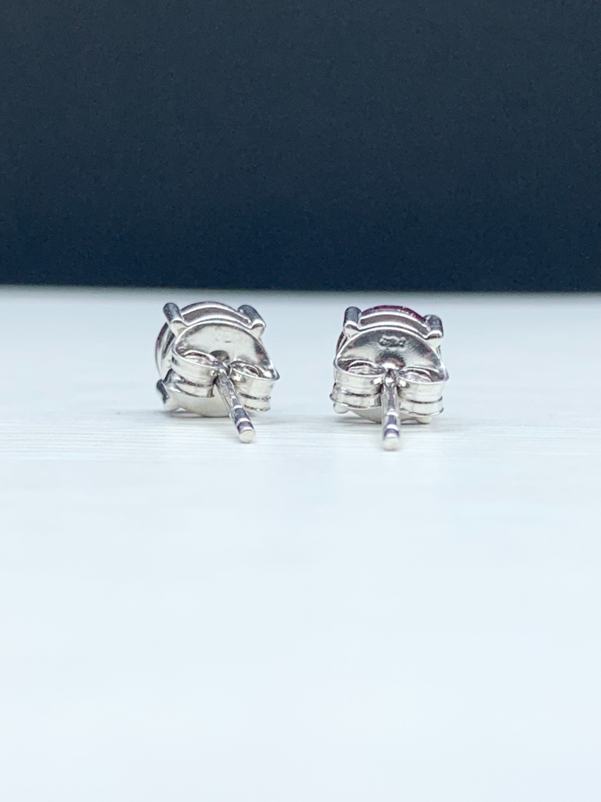 Malaya Garnet Sterling Silver Stud Earrings, Raspberry Rhodolite