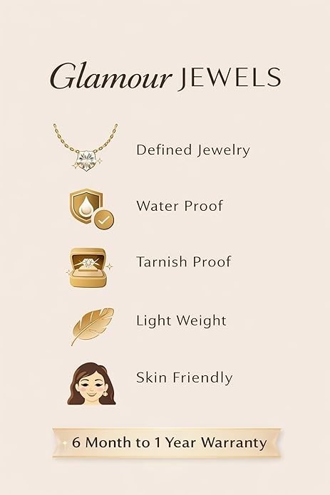 18K Gold Plated Dainty Link Chain Necklace for Women Waterproof & Anti-Tarnish