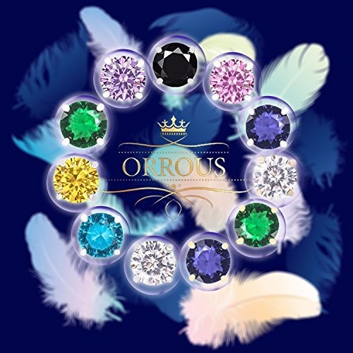 18k Gold Plated Round Cubic Zirconia Solitaire Stud Earrings (6.80 carats)