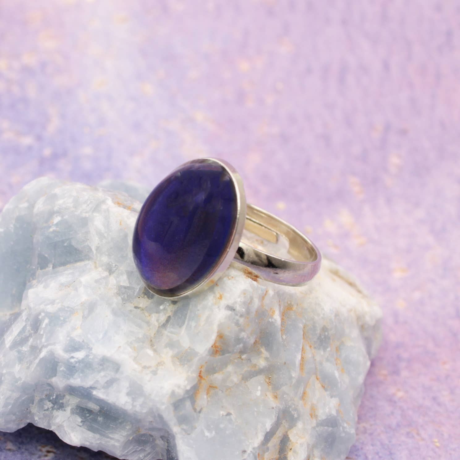 ZAD – Adjustable Oval Mood Ring