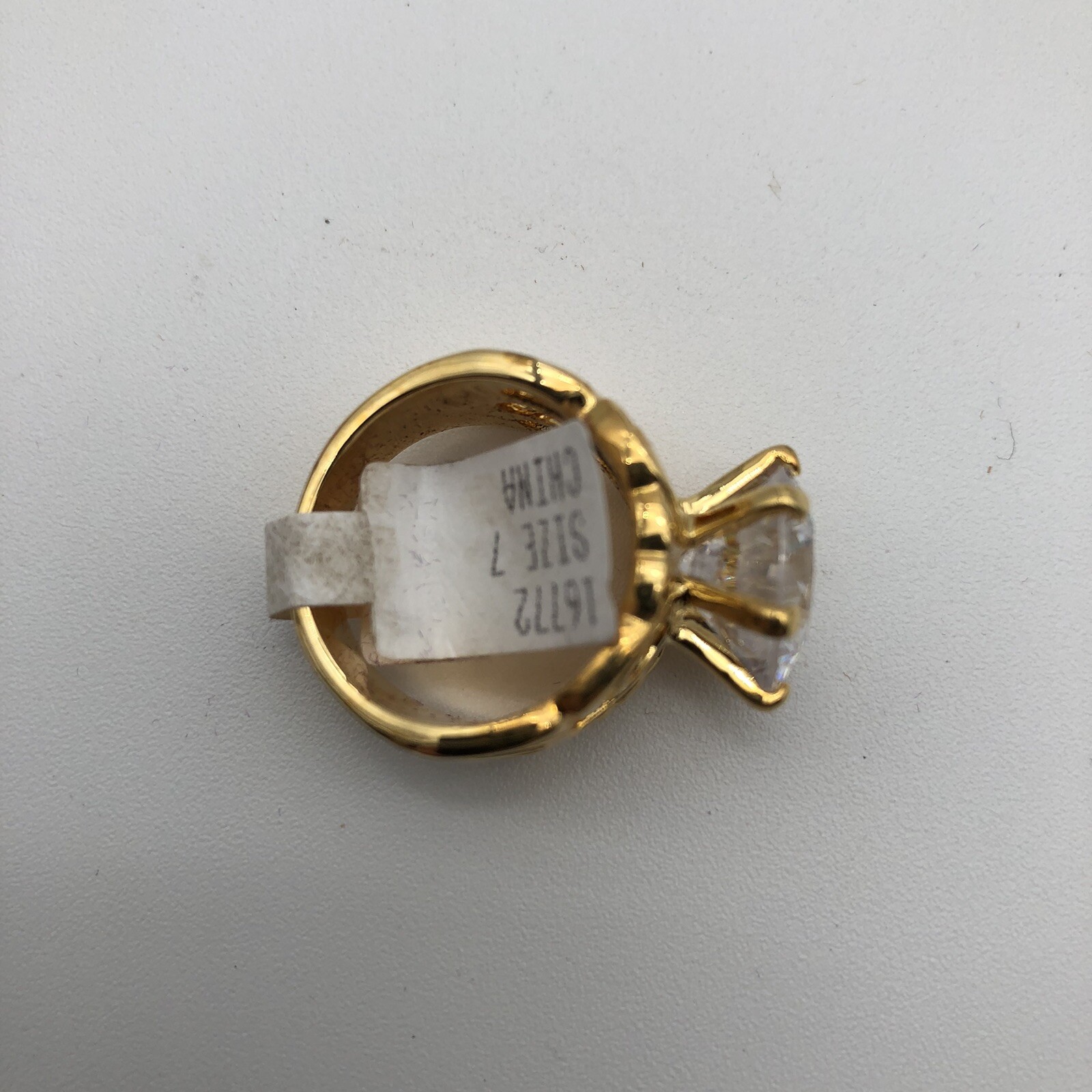 PALM BEACH JEWELRY Gold Electro Plate 16772 SZ 7 Rings – New In Box – Costume