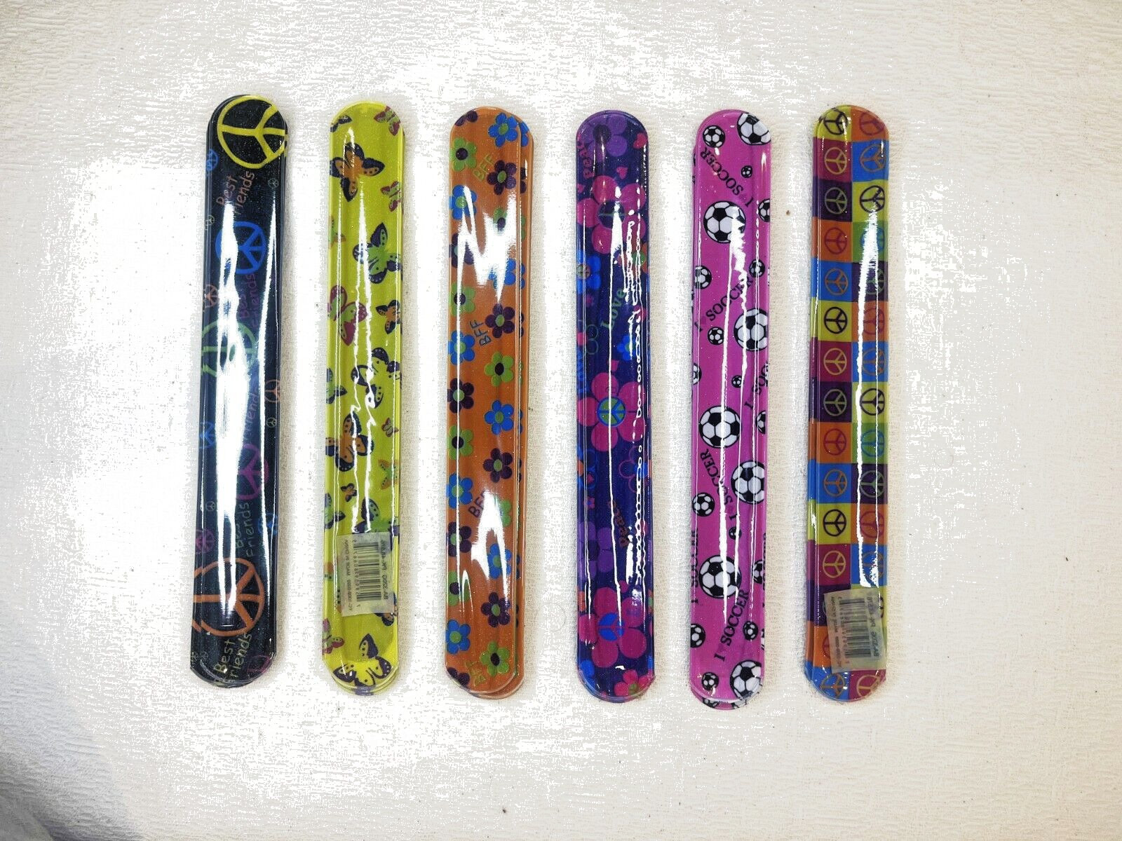 48pcs Unique Party Slap Bracelets Retro Slap Bracelets for Party
