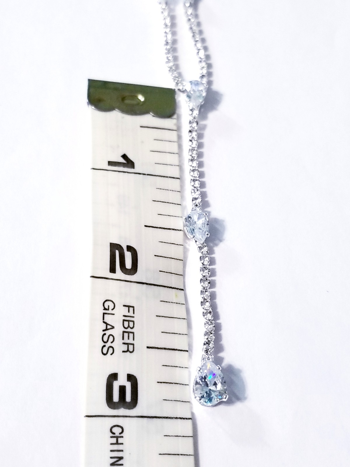 Gold Silver Tone Necklace Choker Lariat Austrian Crystal Rhinestone Bridal