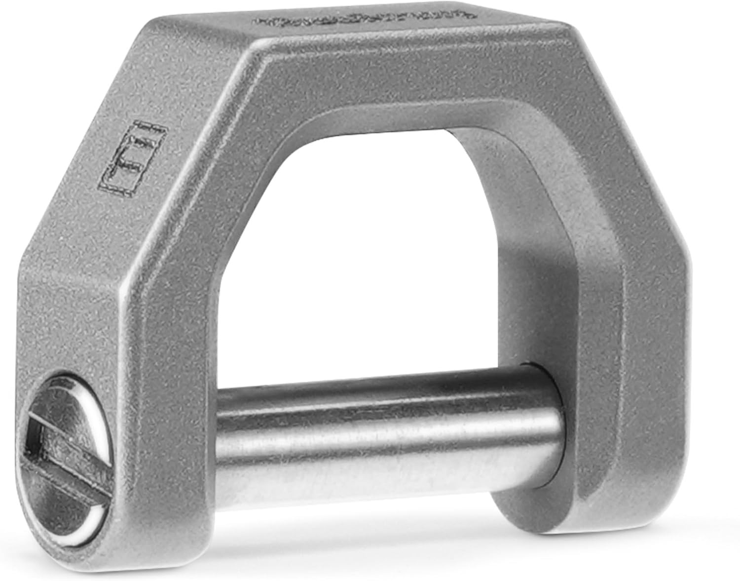 Titanium D Ring Key Shackle, U Shape Key Ring Ho Size: SmallColor: Sandblasted