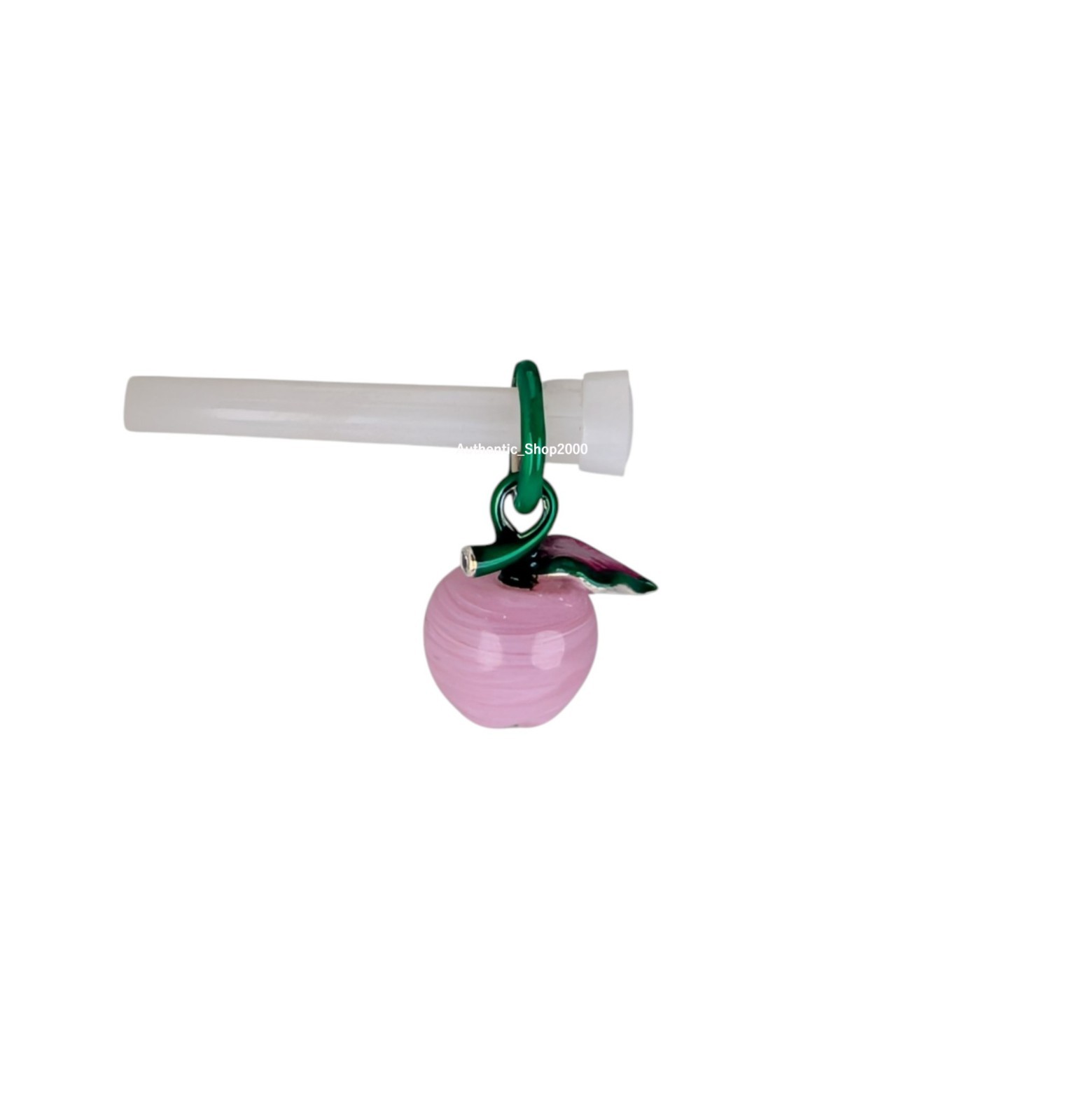New 100% Authentic PANDORA Moments 925 Murano Glass Pink Apple Charm 794485C01