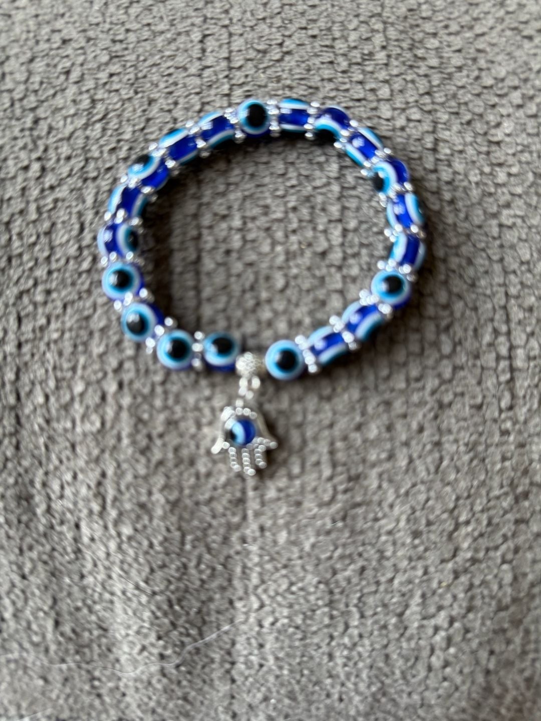 Evil Eye Beaded Hamsa Hand Bracelet – ,