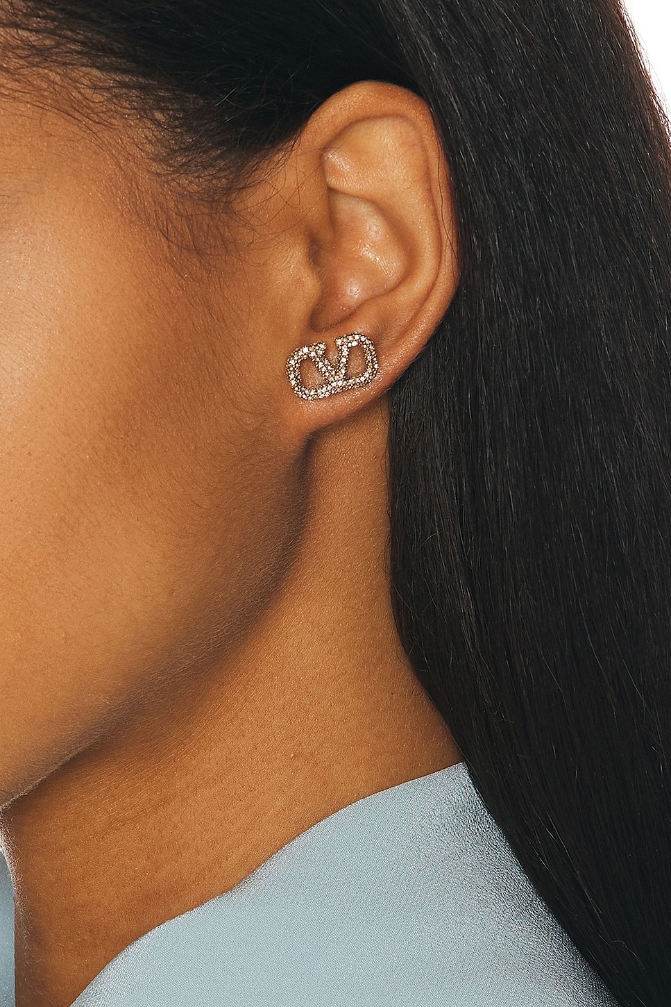 Valentino Garavani VLogo 16.5mm Signature stud Earrings authenthic