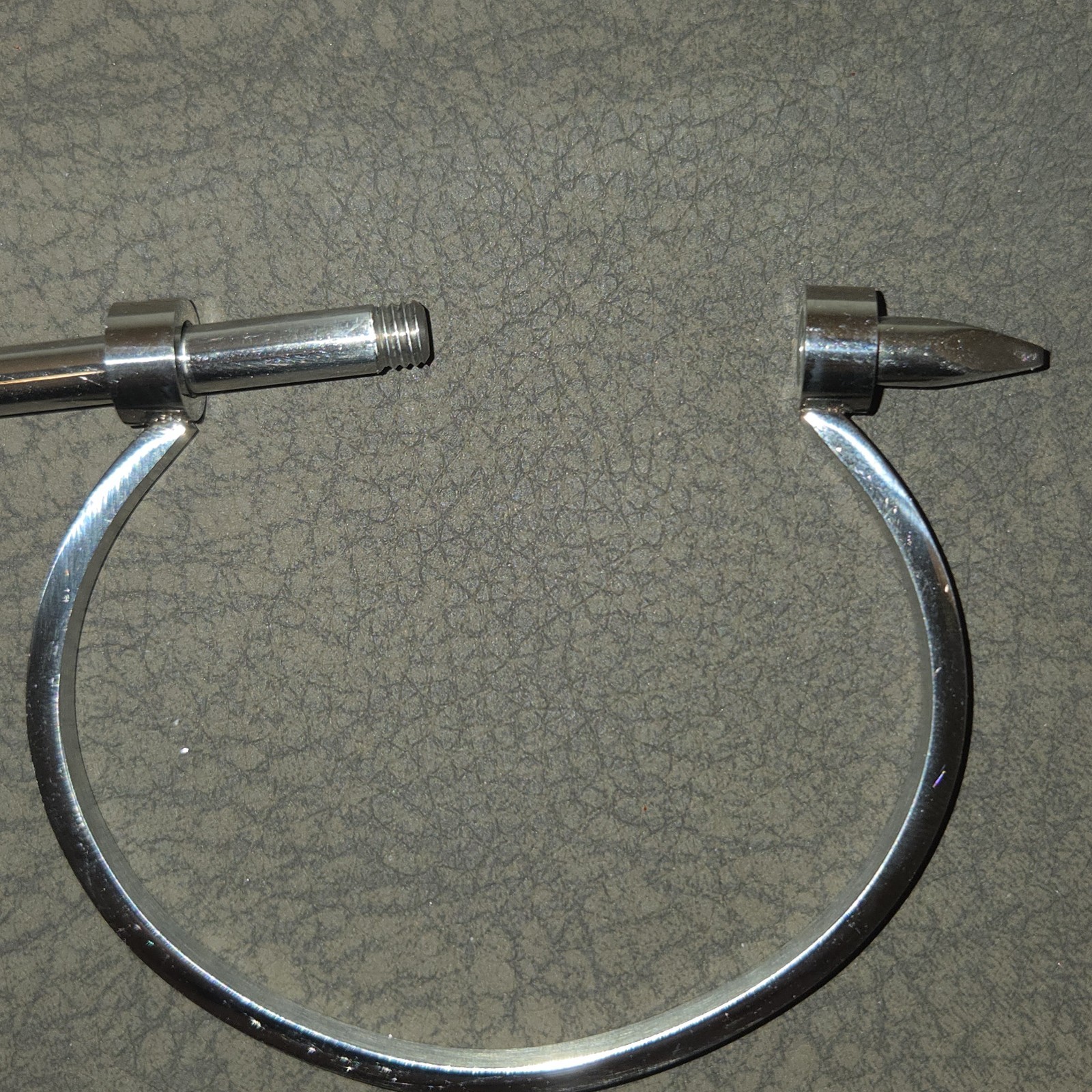 Eye Candy LA Luxe Collection Titanium Screw Cuff Bracelet – Industrial Shackle