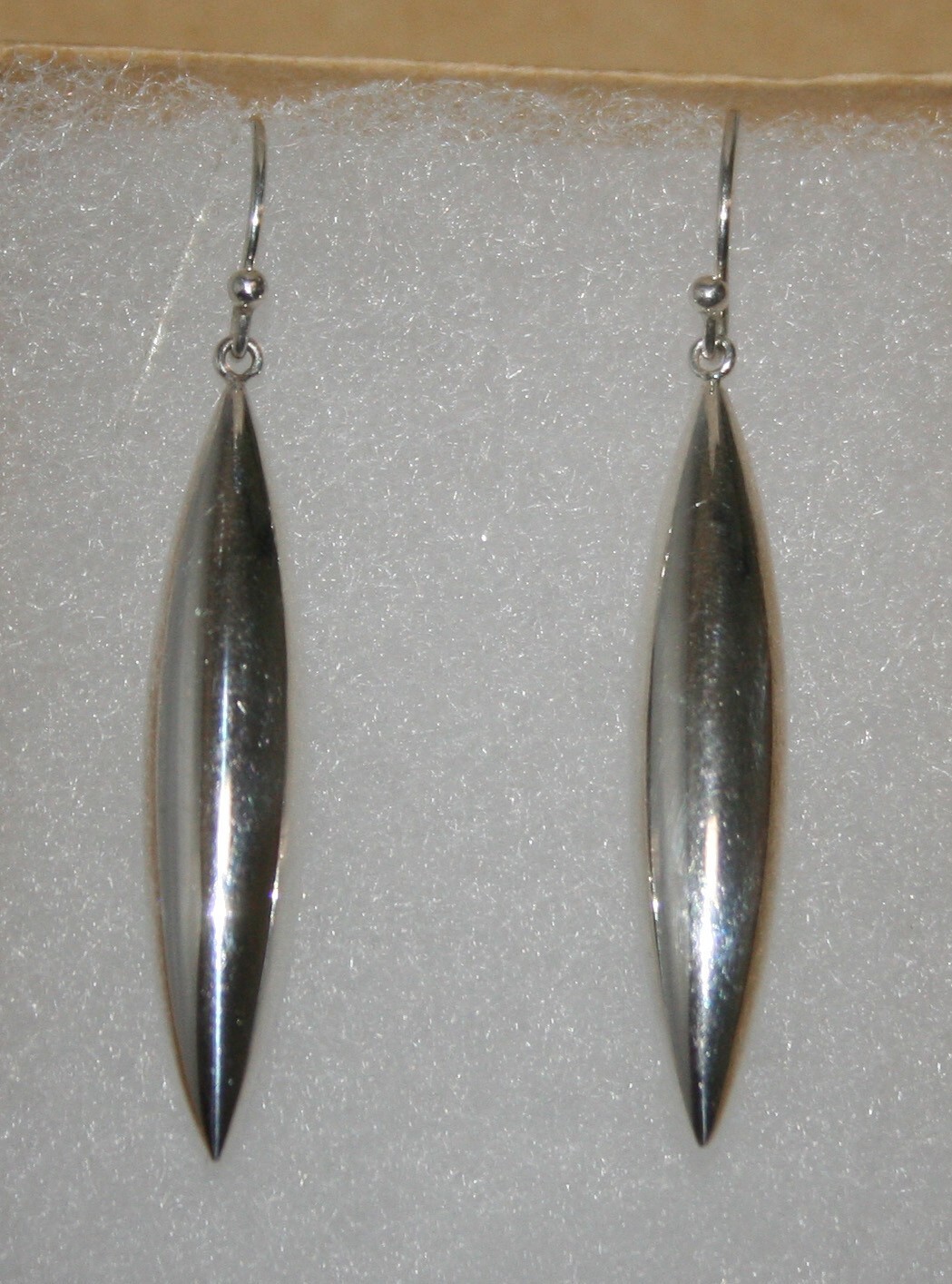 Silpada Sterling Silver “Elongated Elegance” Long Orb Earrings W3279