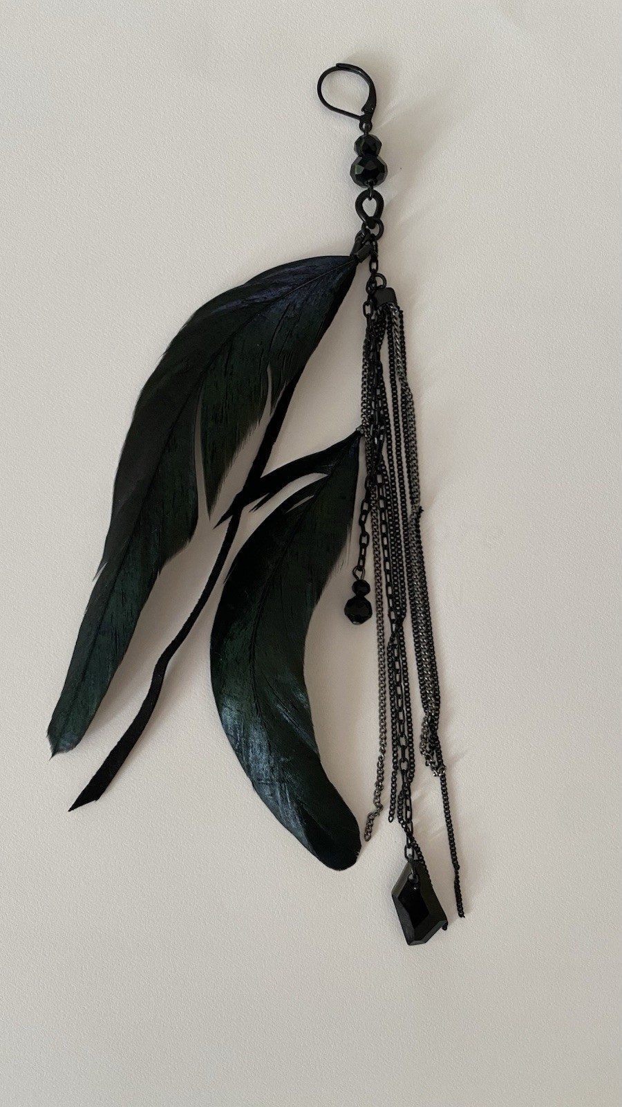 Maje Feather Chain Earring