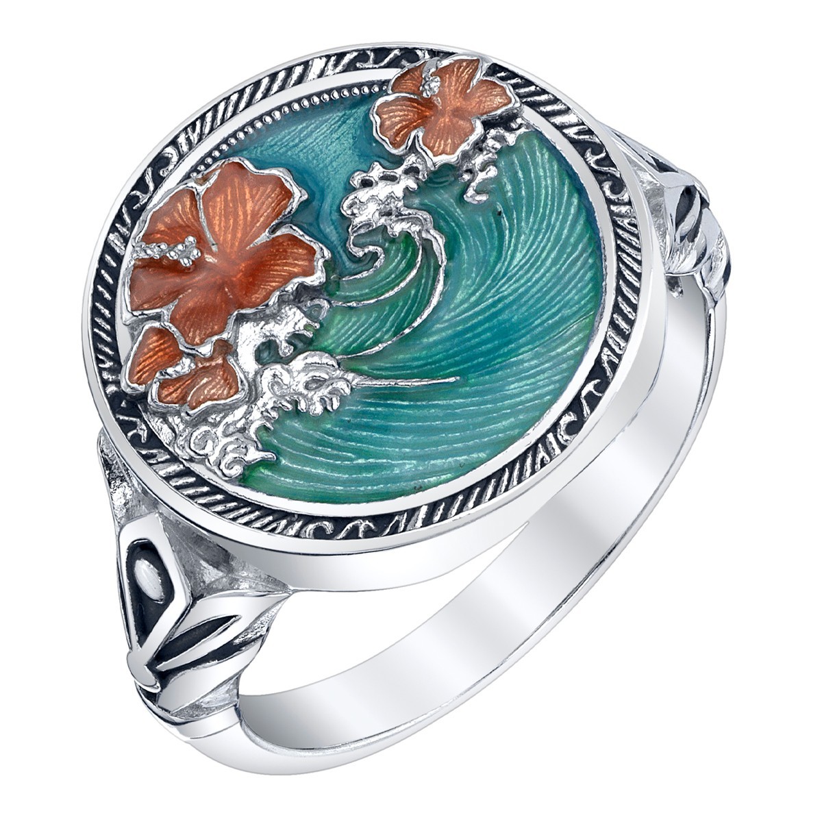 Disney X RockLove NEW ‘Disney Lilo and Stitch’ Ohana Ring – Silver – Size 7