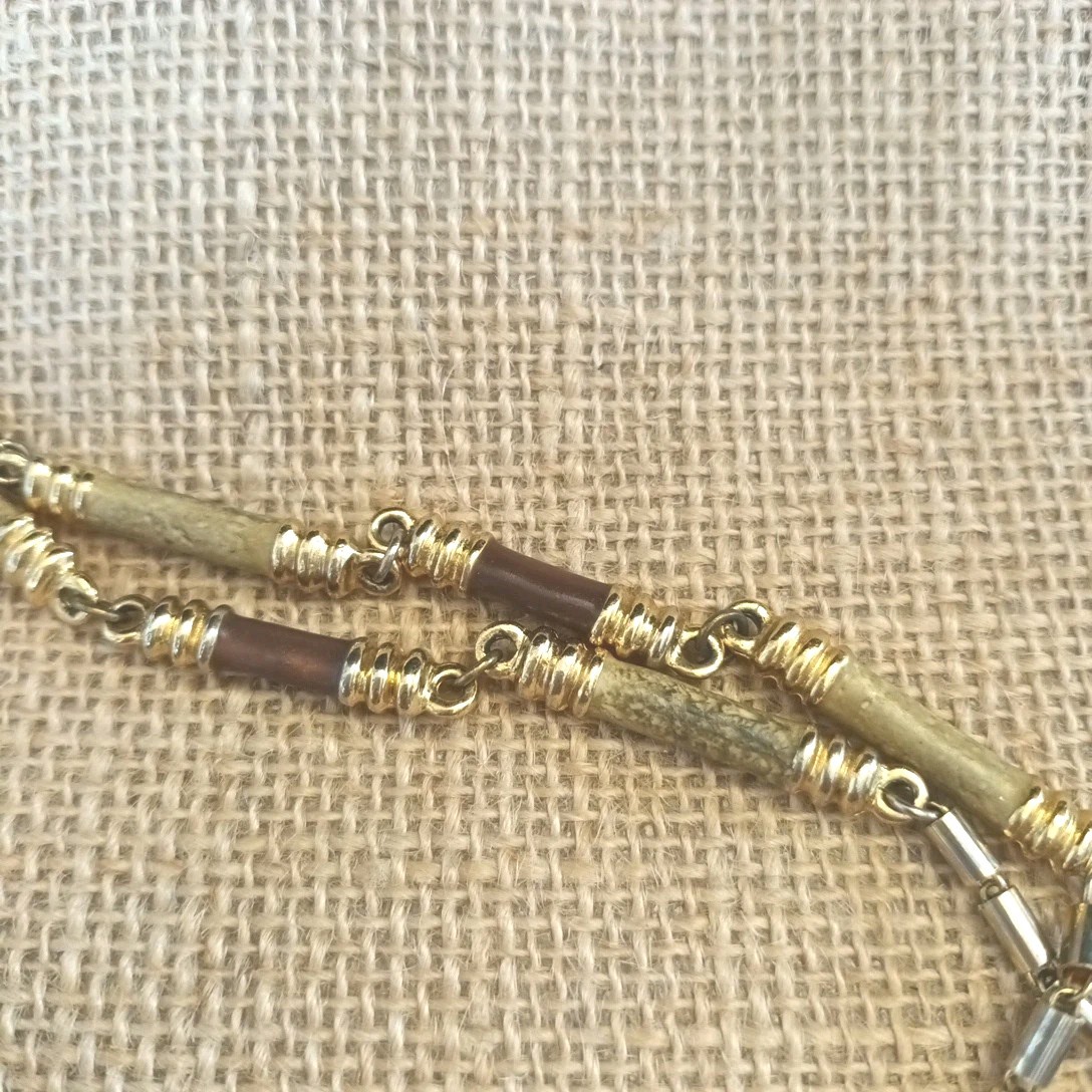 LANVIN Paris Long Necklace 80cm Long