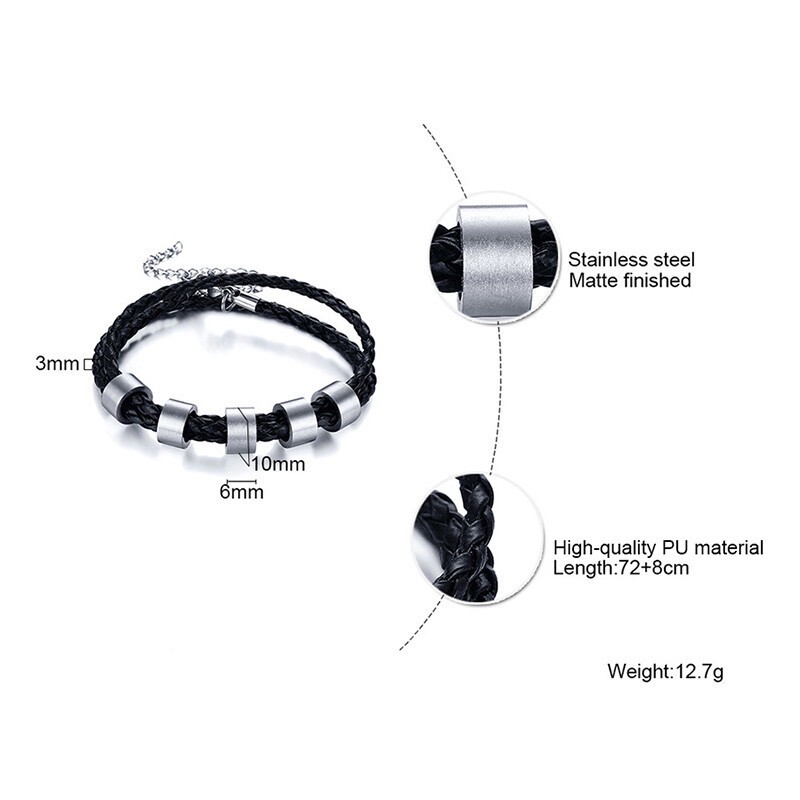 Stainless Steel Bracelet Custom Letter Name Engraved Bracelet Personalized Gift