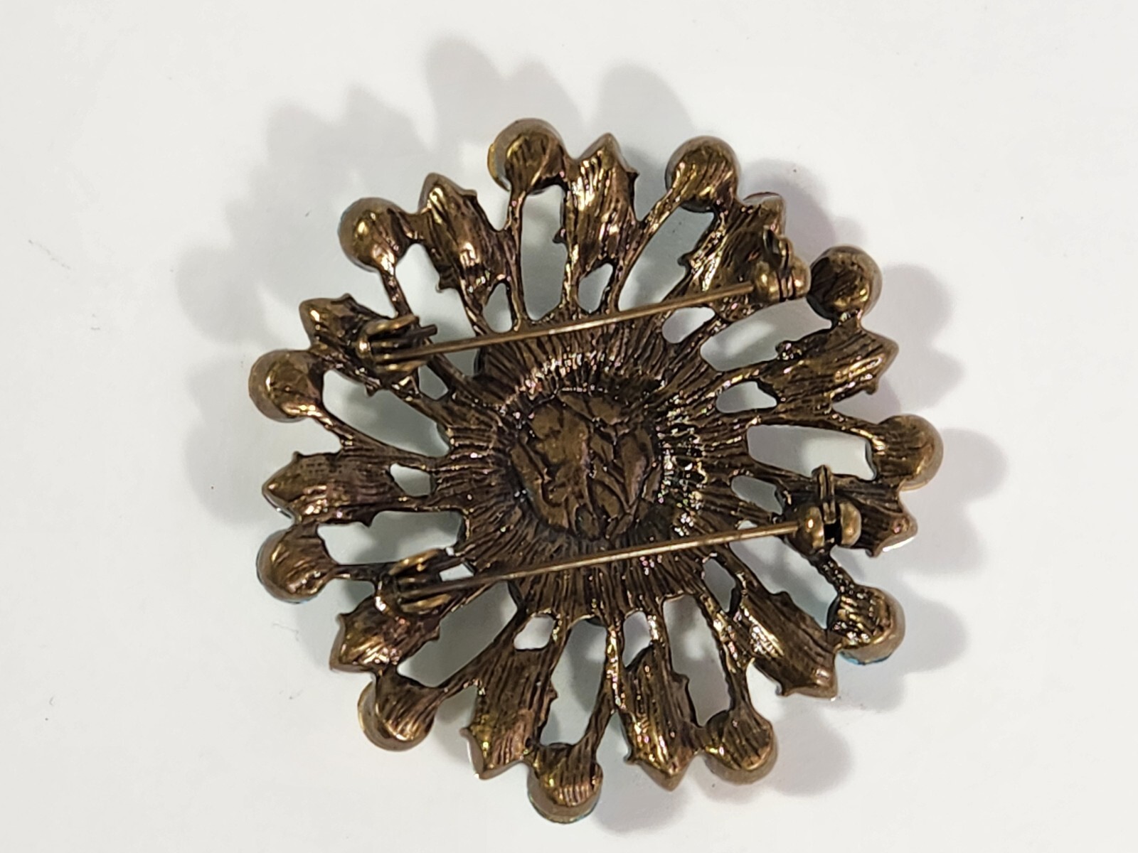 Art Deco Faux Rhinestones Fashion Pin Brooch Jewelry lot of 7