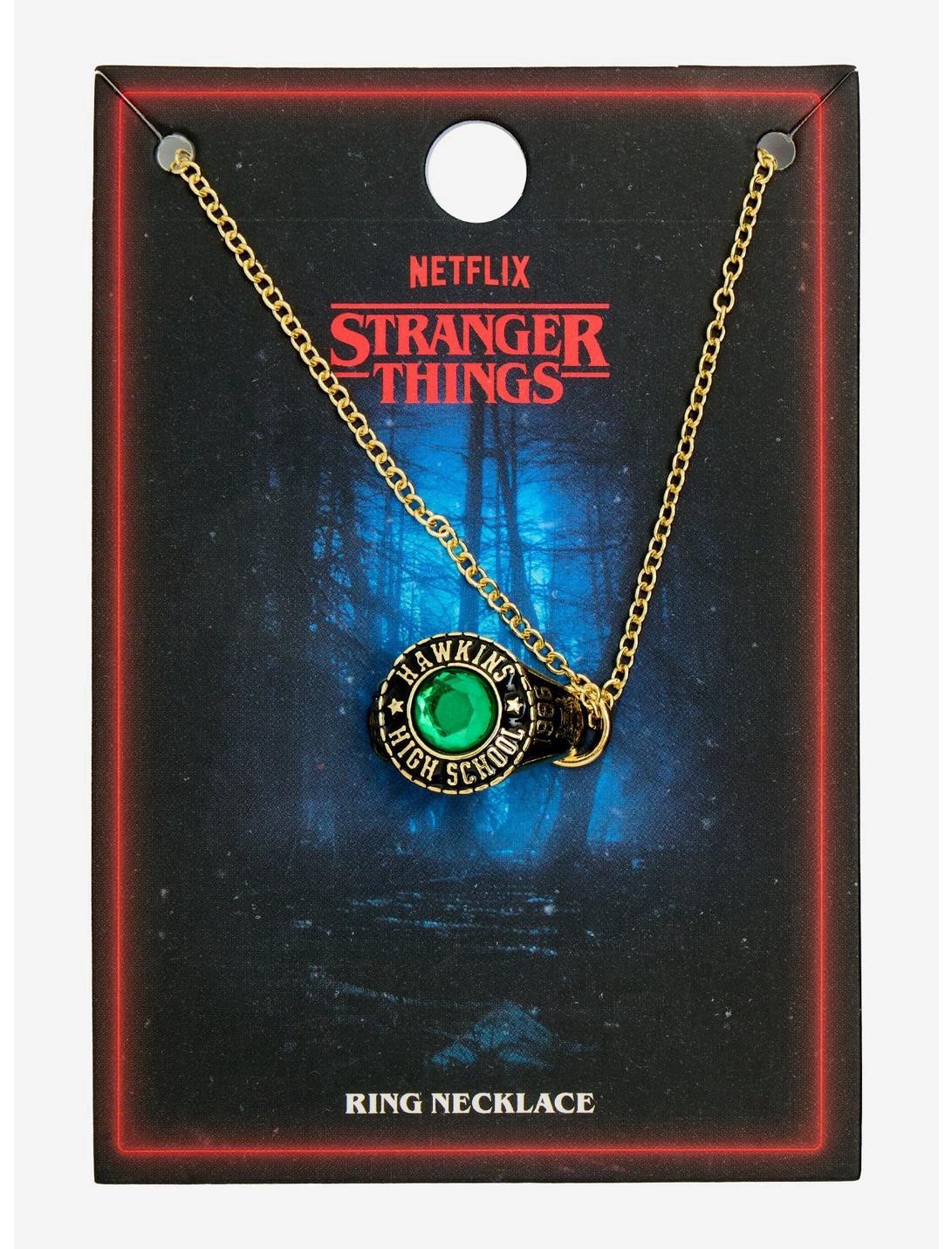 Stranger Things Hawkins High Class Ring Necklace