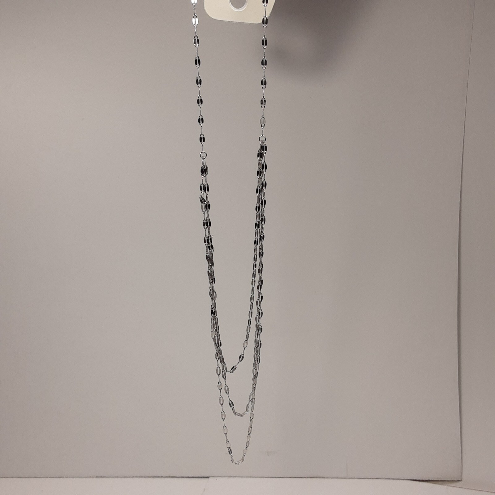 Silver Reflection – 25 inch – Pure Silver Plate Necklace
