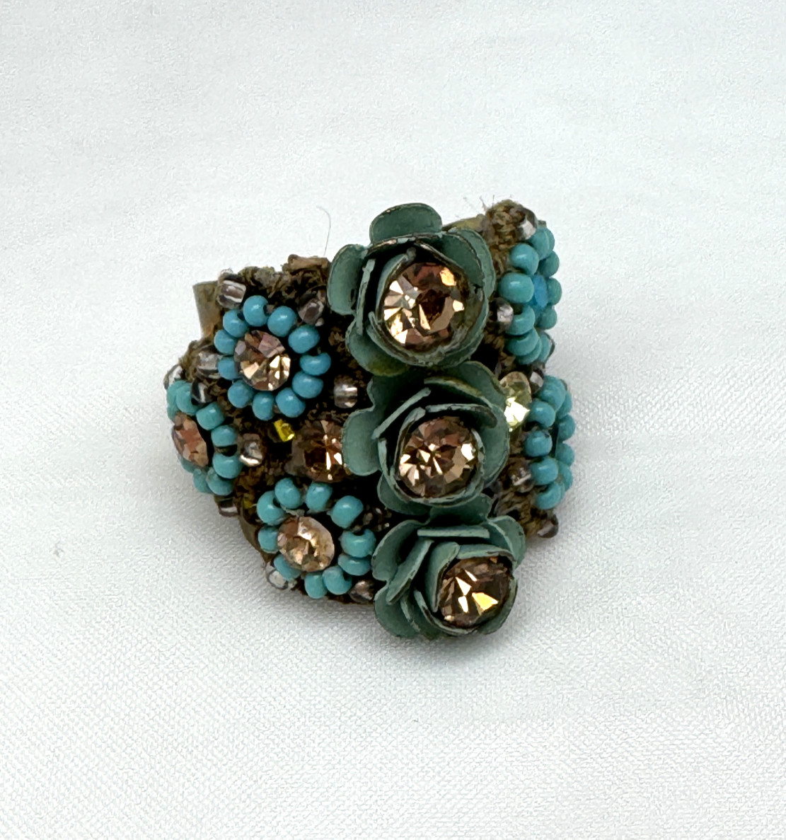 Lovely Michal Negrin Crystal Ring Women’s US 7.5 #757#