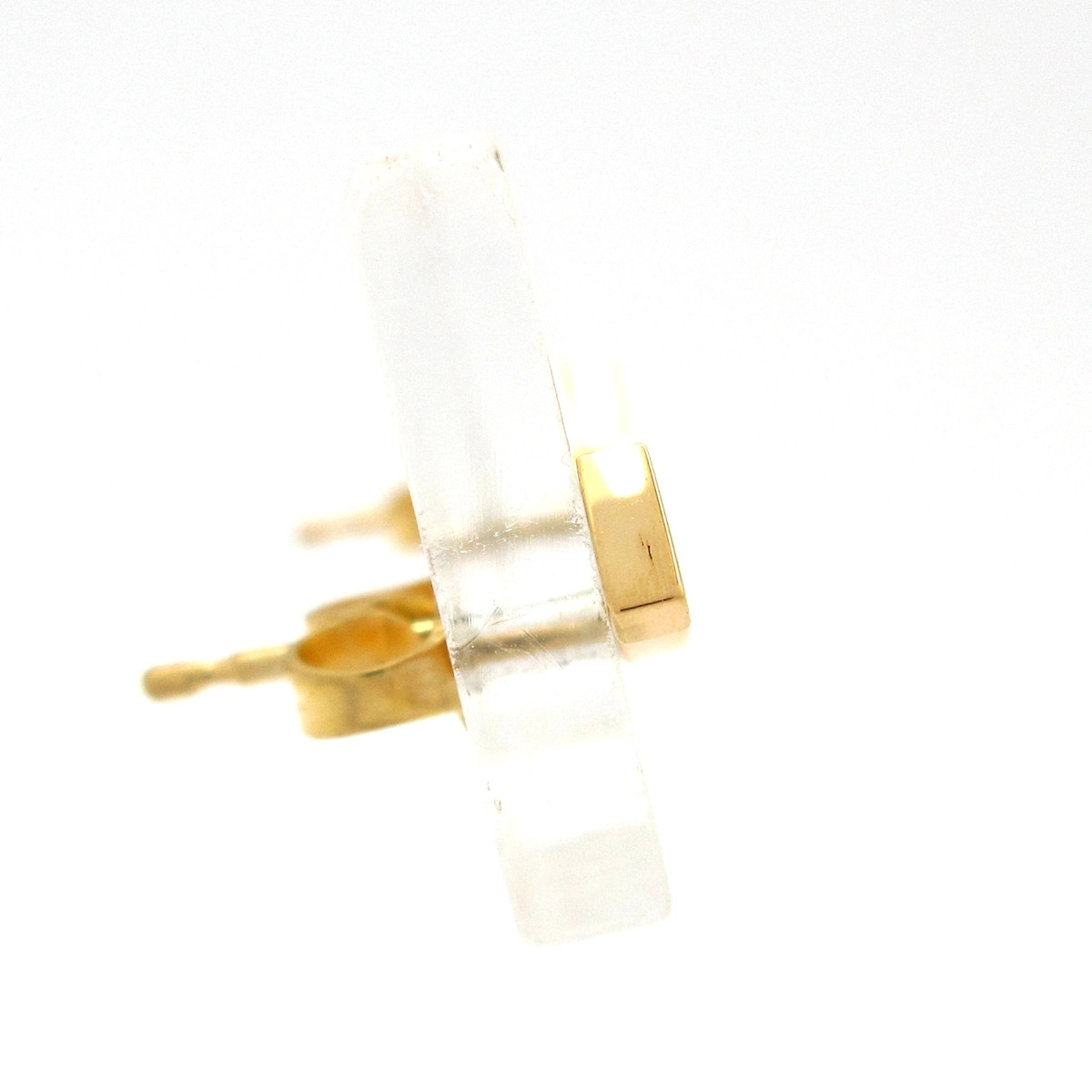 TIFFANY&Co. T Smile 18K Yellow Gold Earrings