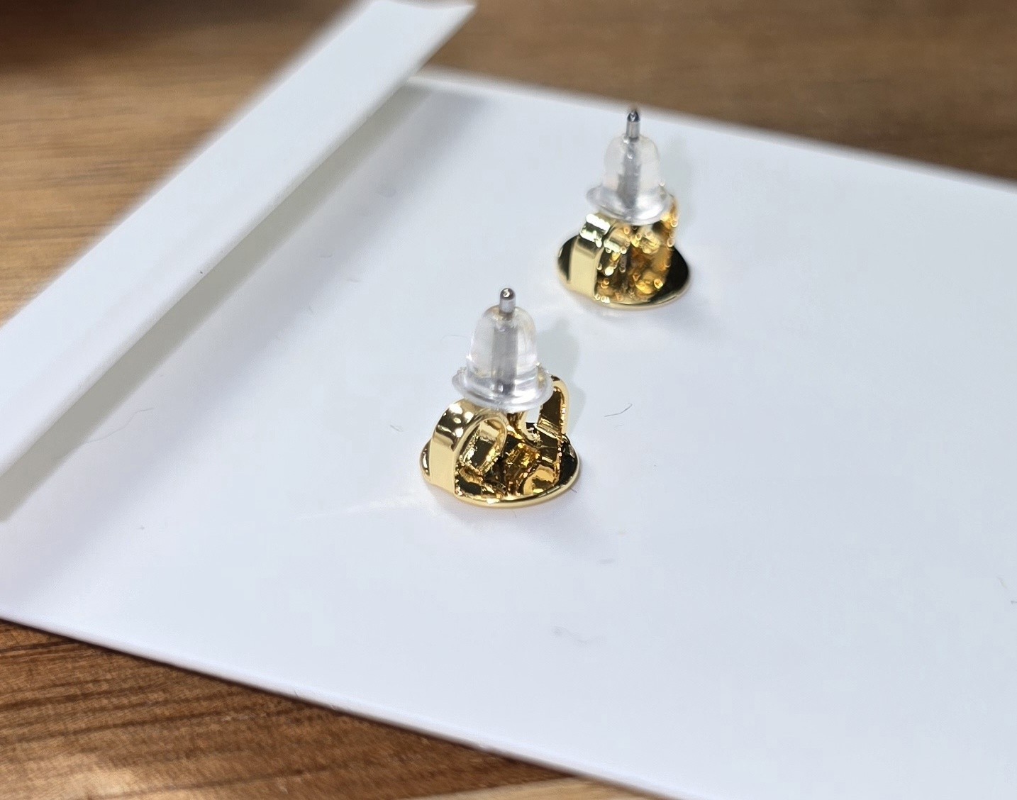 Tory Burch Gold Kira Clover Stud Earrings 18k Gold Plated
