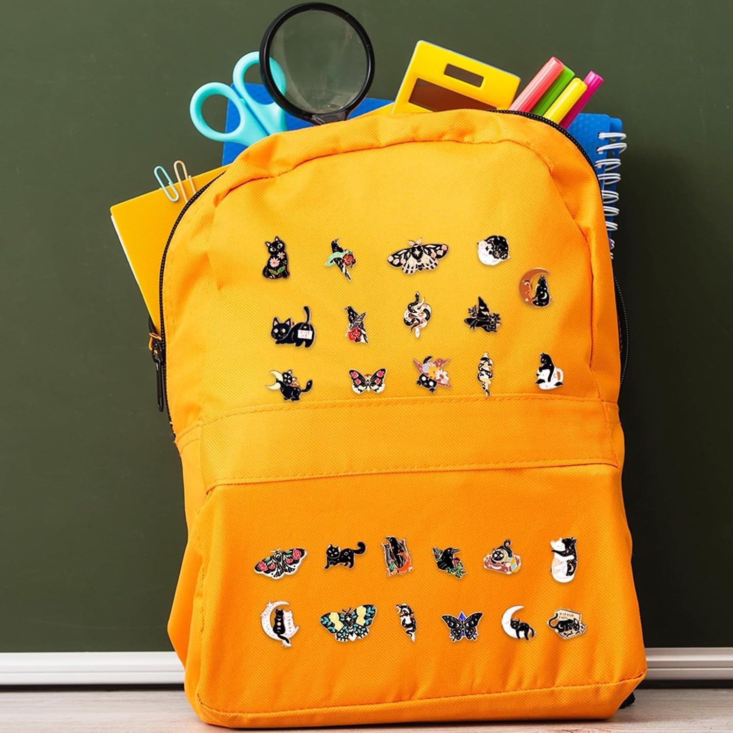 Spooky Lapel Pins Pack – 100 Pcs for Teachers, Nurses