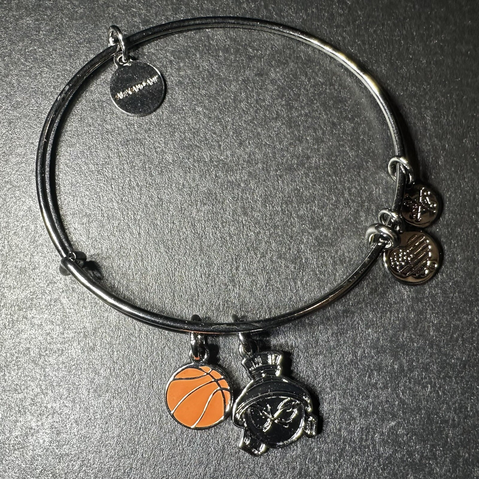 SPACE JAM Marvin the Martian Duo Charm Bangle Bracelet