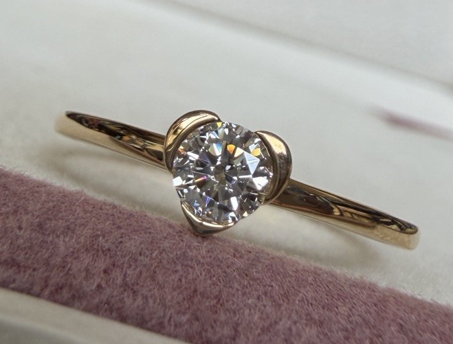 Pandora Talisman Lab-Grown Diamond Heart 0.25 ct TW, 14k Gold Ring Size 50