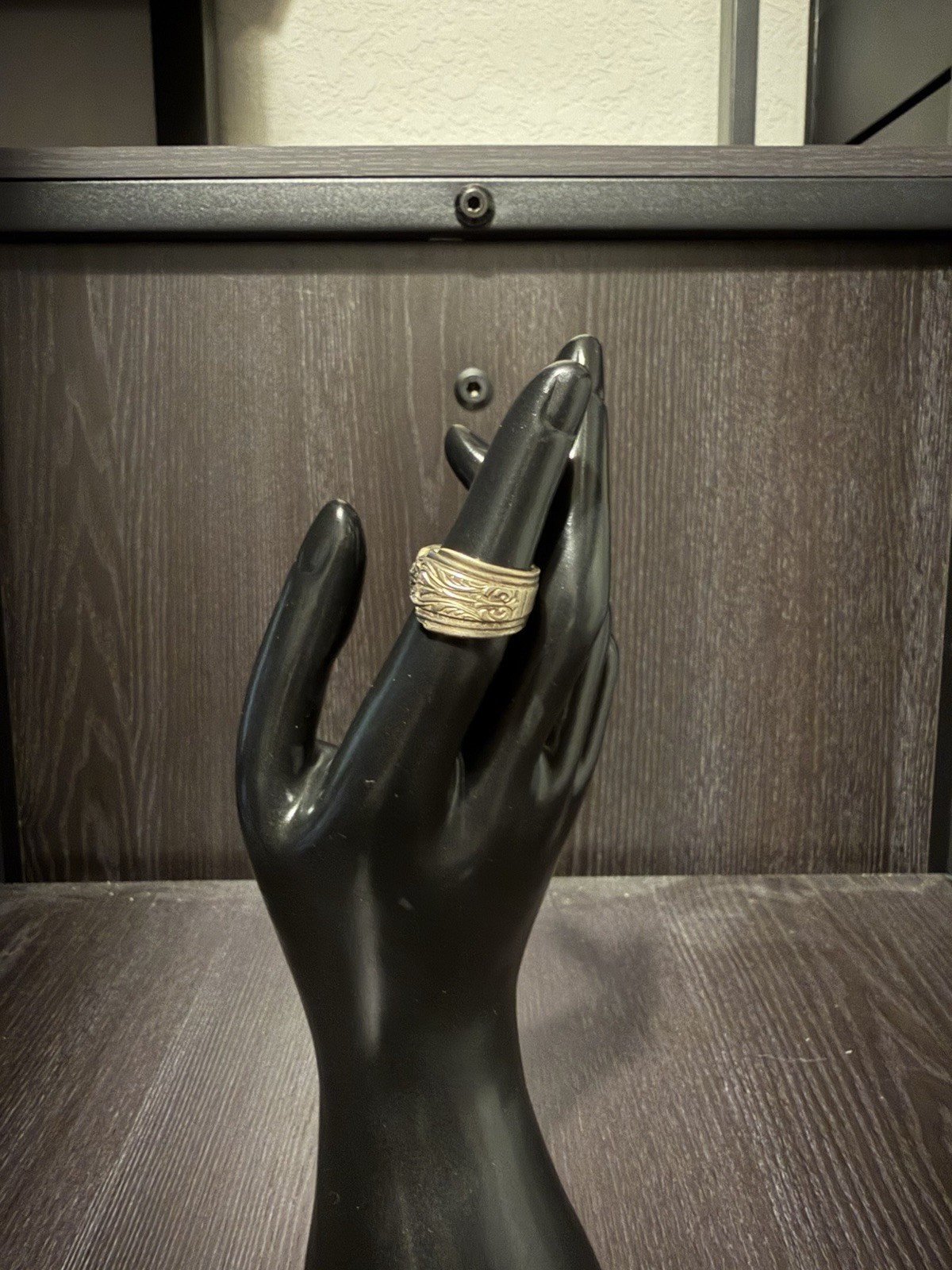 Handmade Ornate Spoon Ring Size 5-5.5