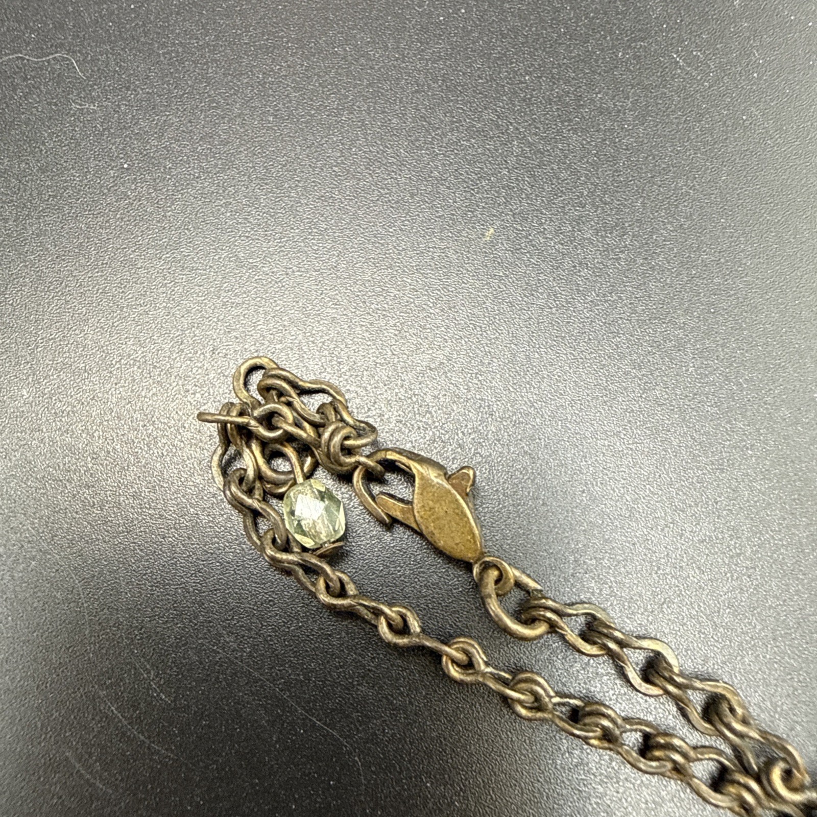Vintage Sweet Romance Necklace Victorian Floral Beads Crystal