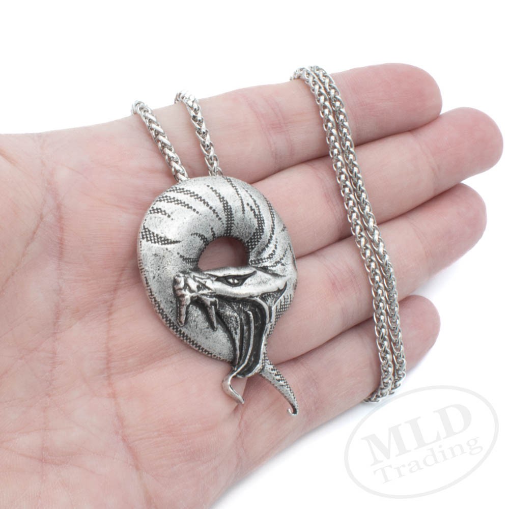 Dragon Serpent Necklace – Gothic Viking Pendant Jewelry for Bold Mortals