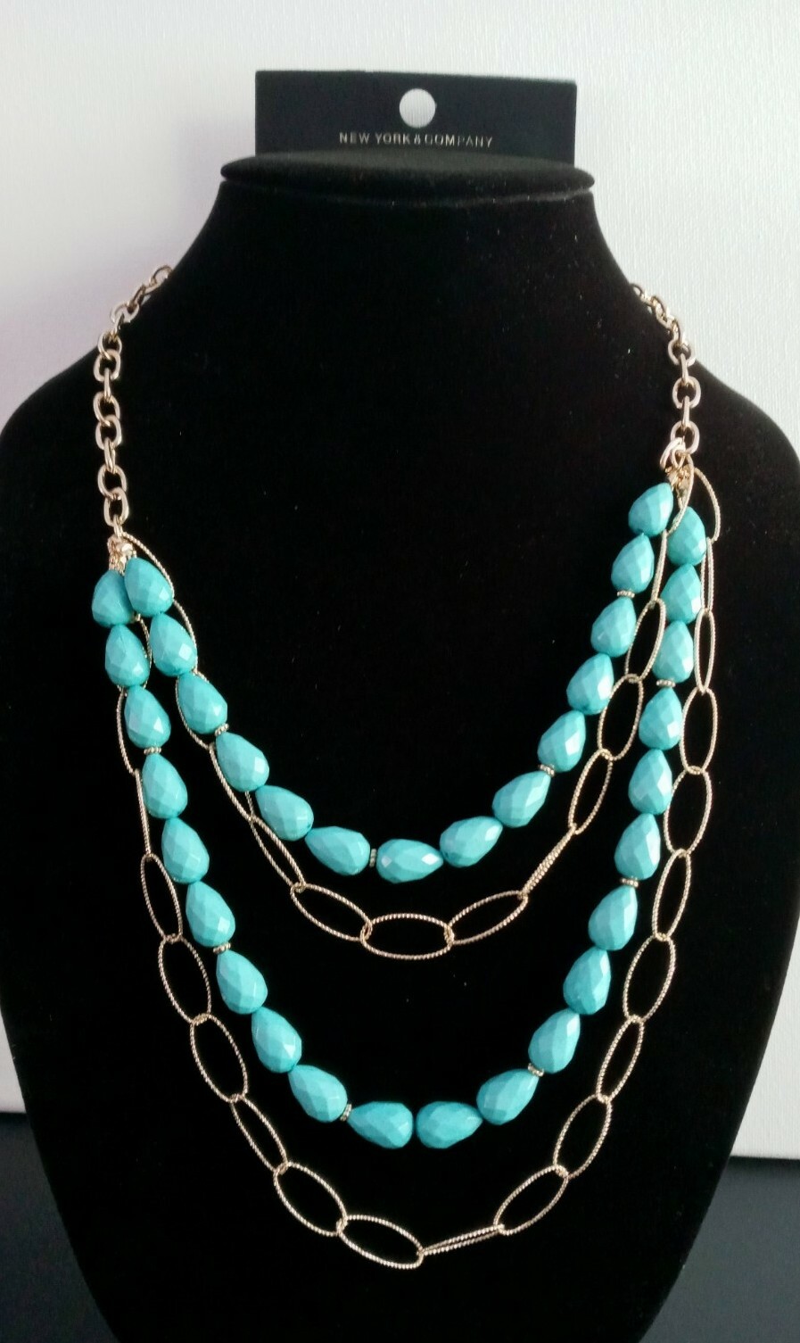 New York & Company Adjustable Layered Statement Necklace
