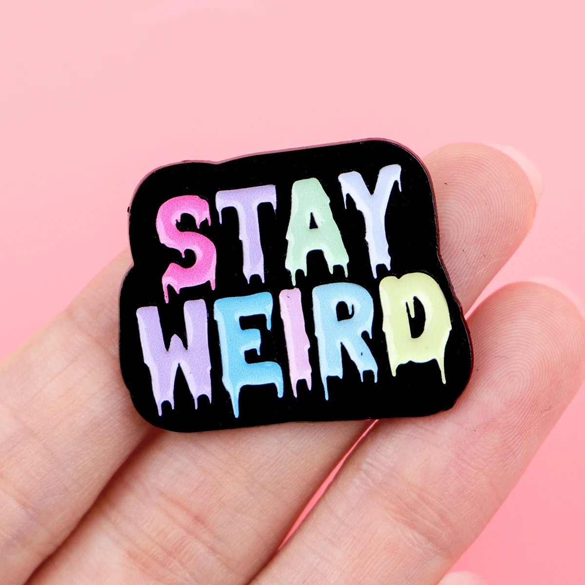 Funny ADHD Quotes Enamel Pins Cartoon Animal Cat Brooch Lapel Pin Badge for Back