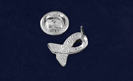 GENERAL CANCER AWARENESS RIBBON LAPEL PIN TIE TAC BROOCHES LAVENDER RIBBON