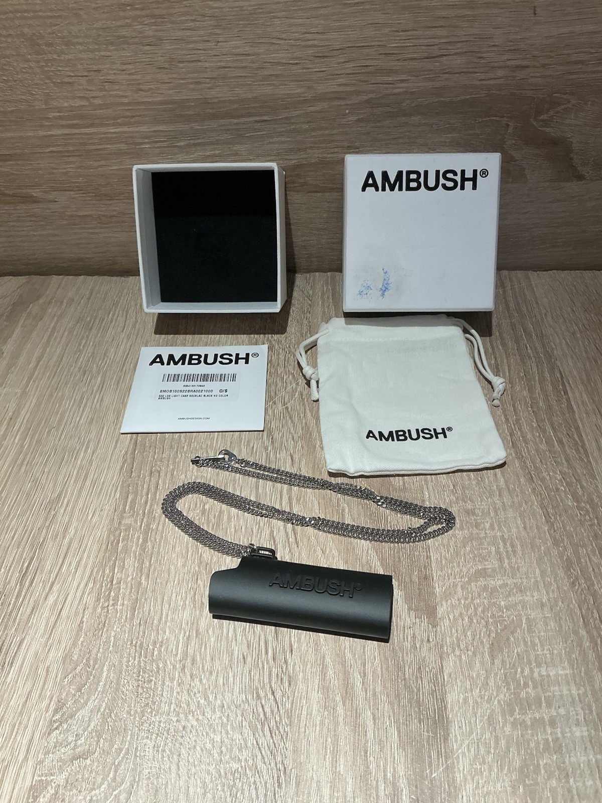 Ambush Lighter Necklace New Boxed Designer Jewellery Quirky Statement Piece (c