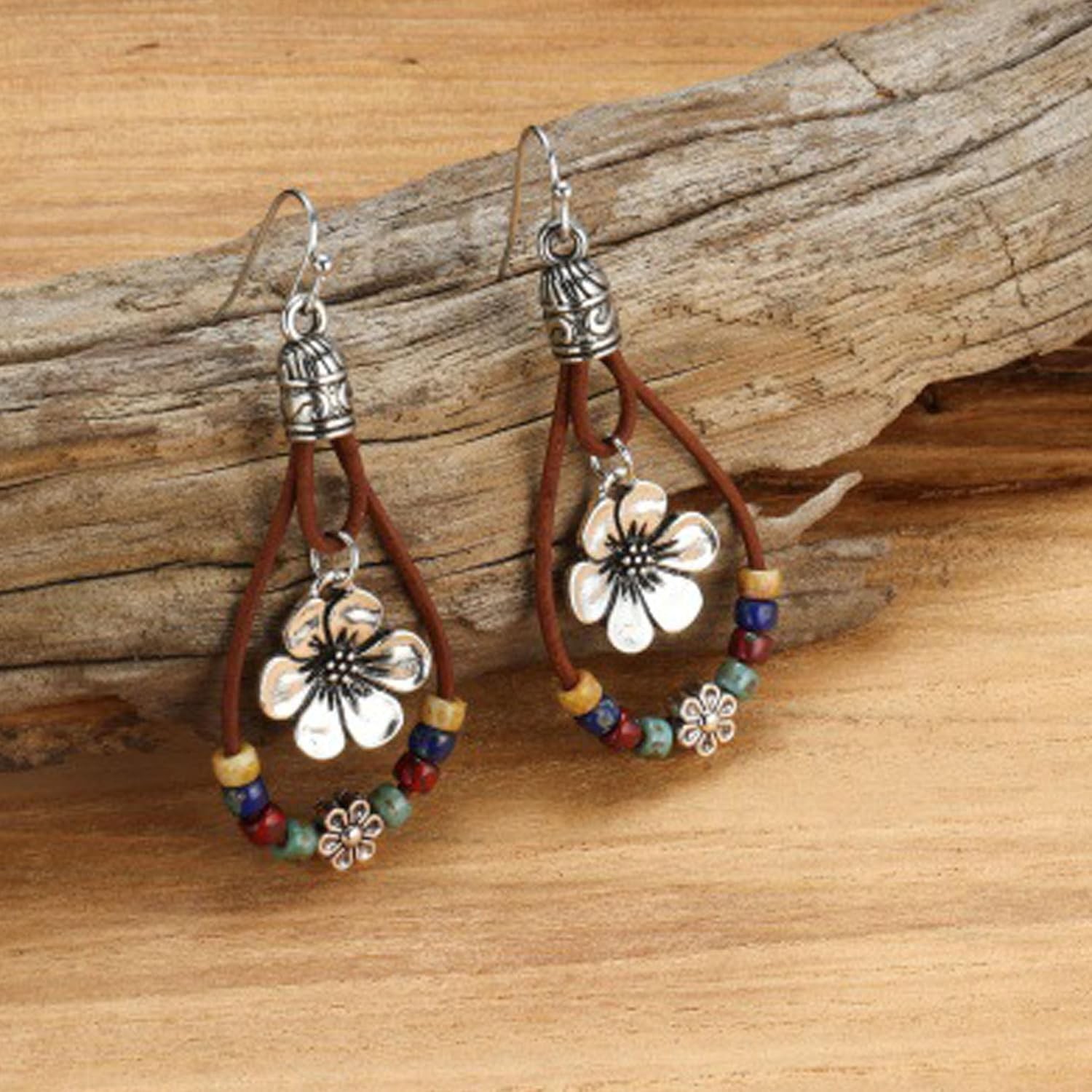 Boho Earrings for Women Trendy Gold Dangle Earrings Vintage Bohemian Indian C…