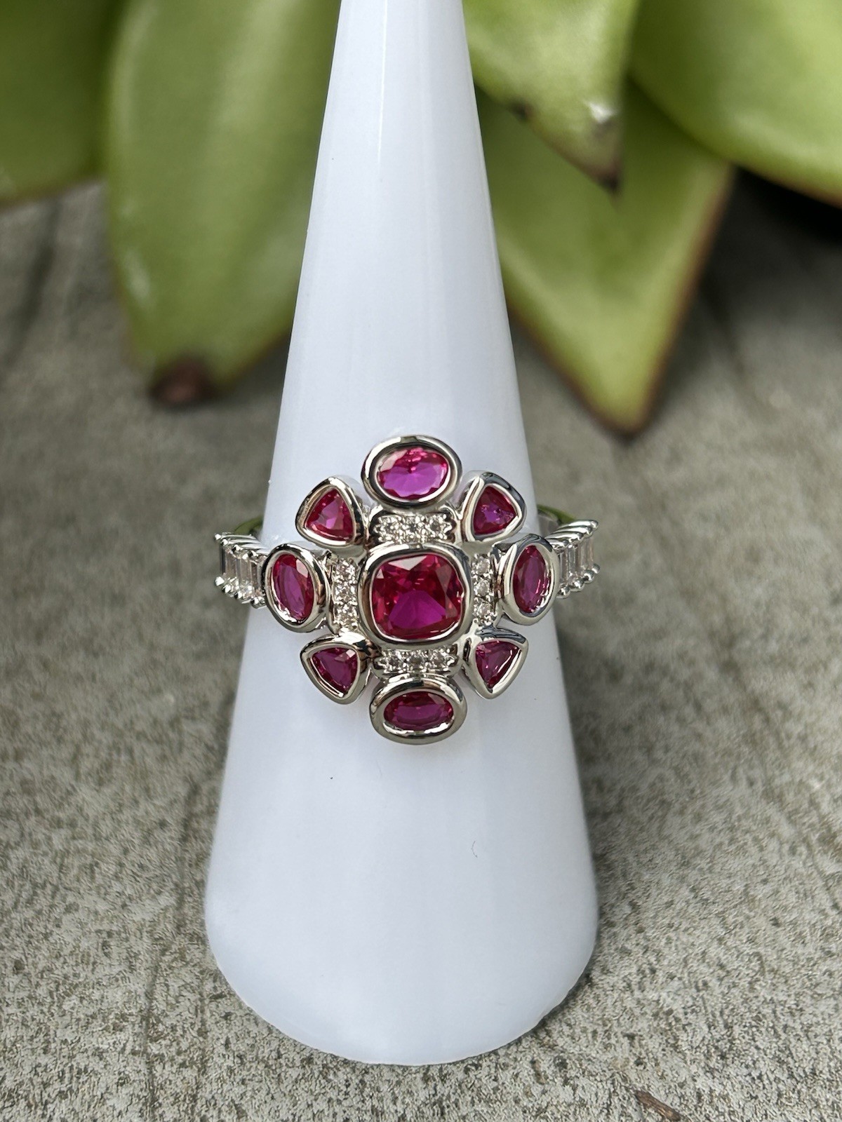 Bomb Party Ring💍Size 7 RG22422 “The Astrid Ring”❤️July 2026 Birthday….