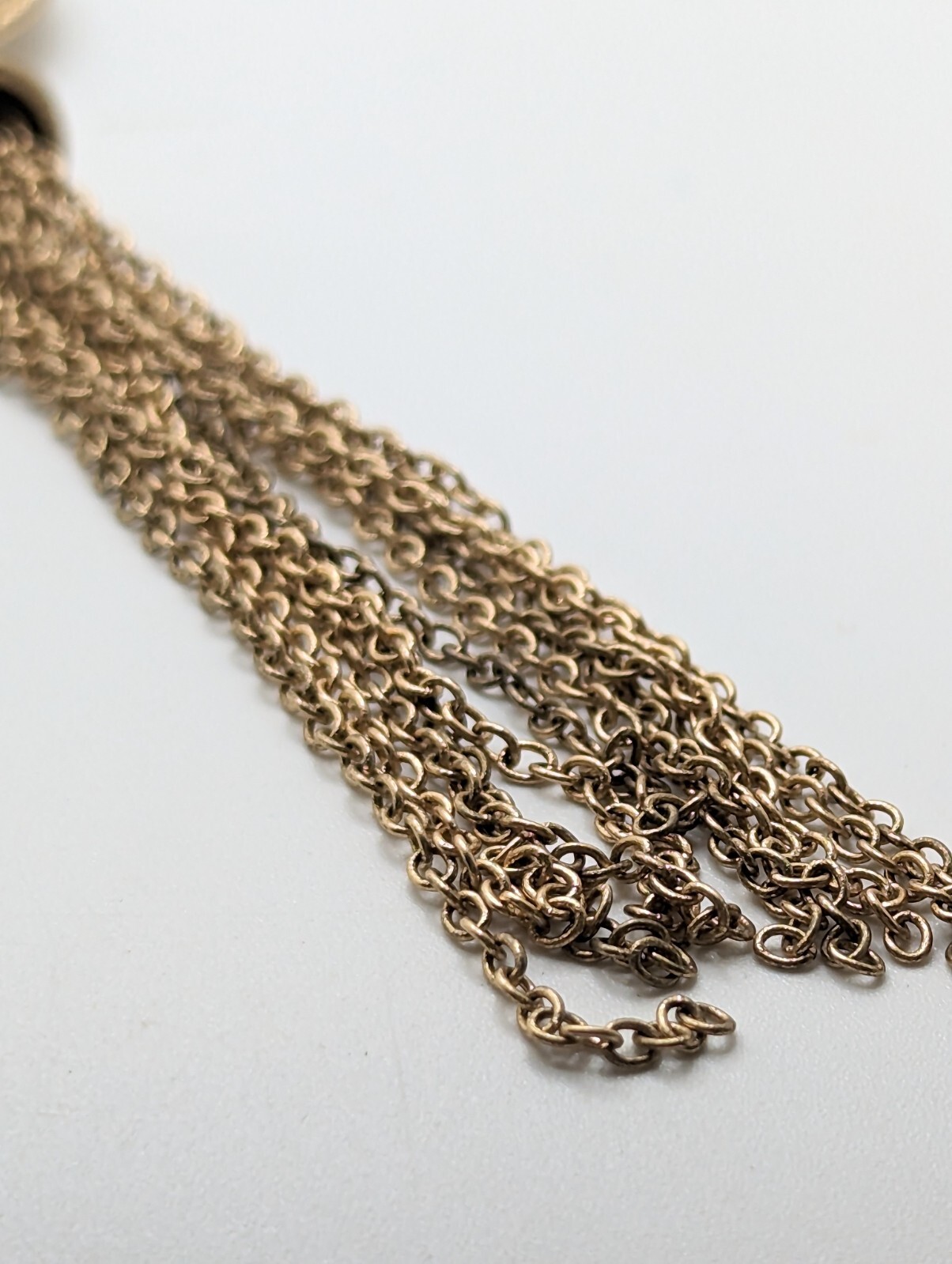 Gold Black Round Medallion Tassel Necklace Long Layering Roman Style Boho