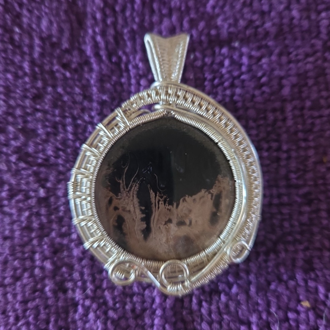 One-of-a-kind handcrafted pendant by JMDean62 featuring a polished Palm Root