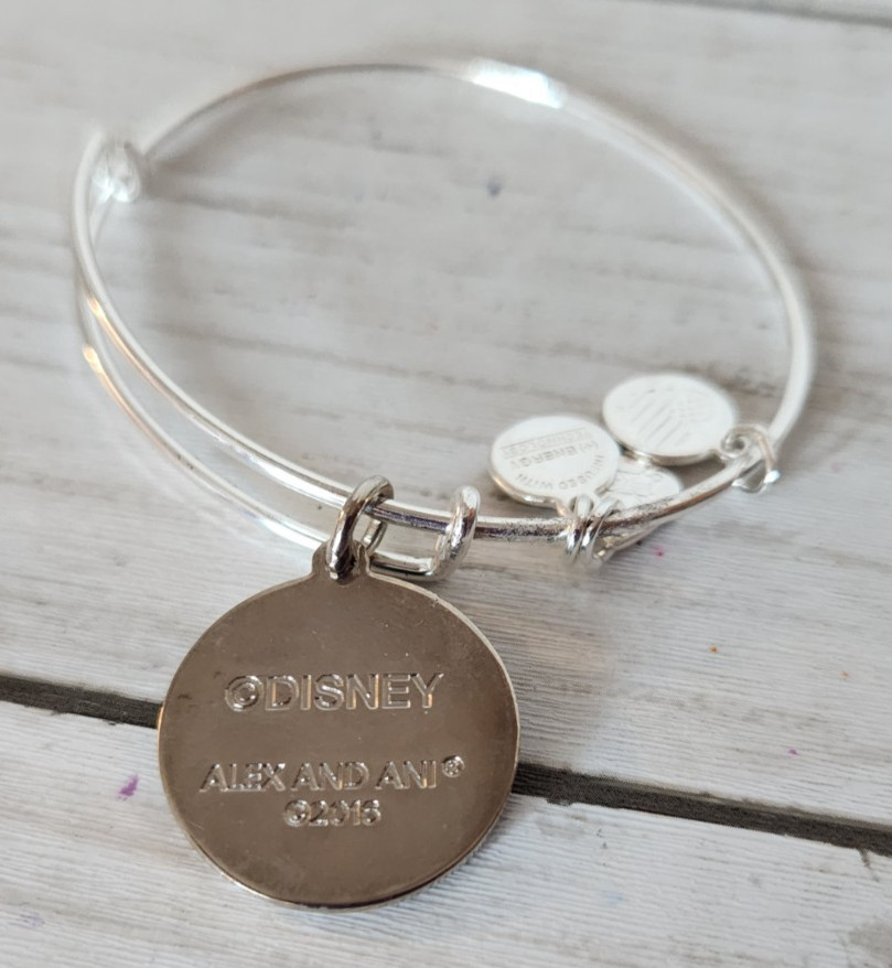 Disney Alex & Ani Frozen Elsa “Be True to Yourself” Silver Expandable Bracelet